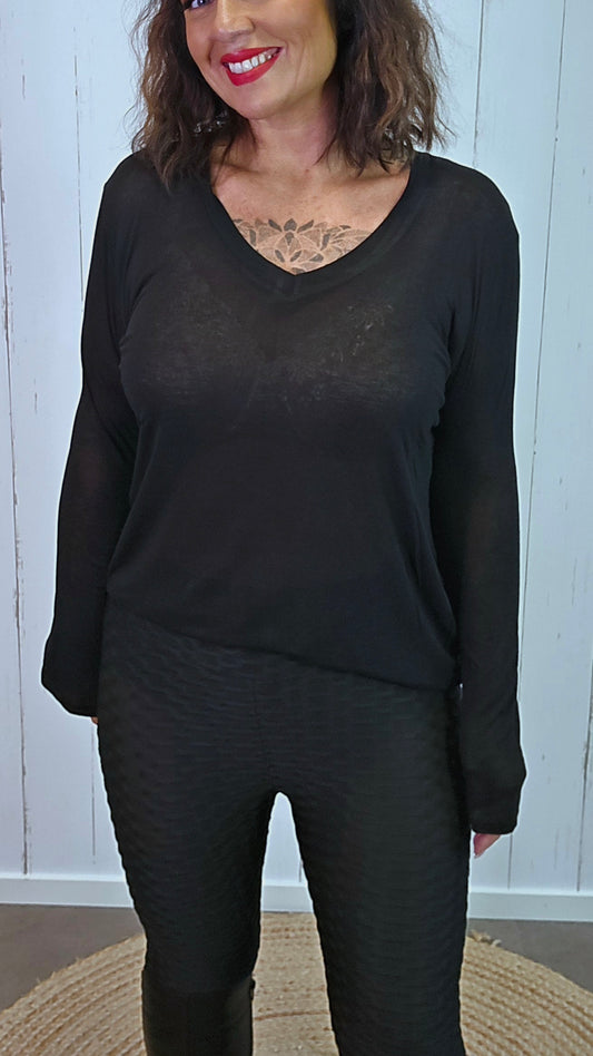 Melonie Topp svart