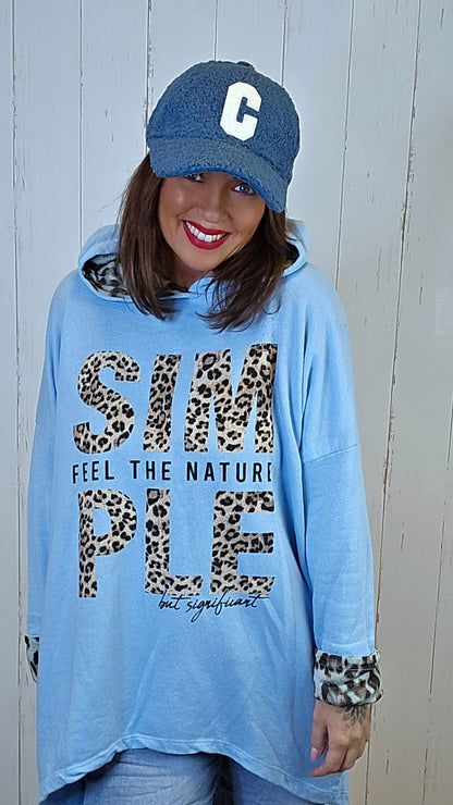 Ronja teddy caps blå