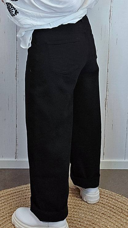 Karostar Barrel jeans svart