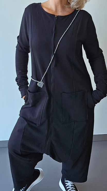 Twopiece jumpsuit svart
