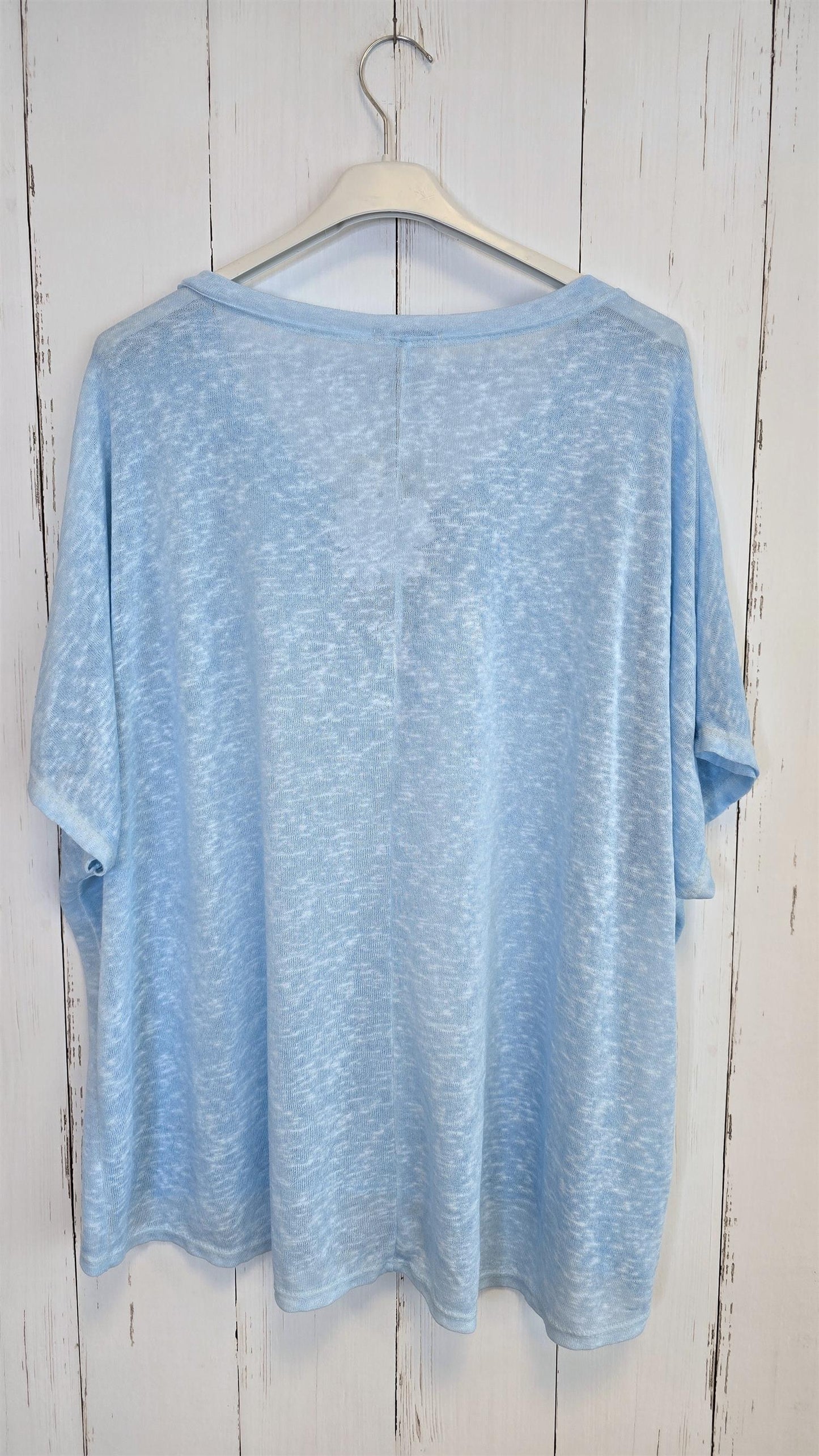 Oversized stjerne topp himmelblå