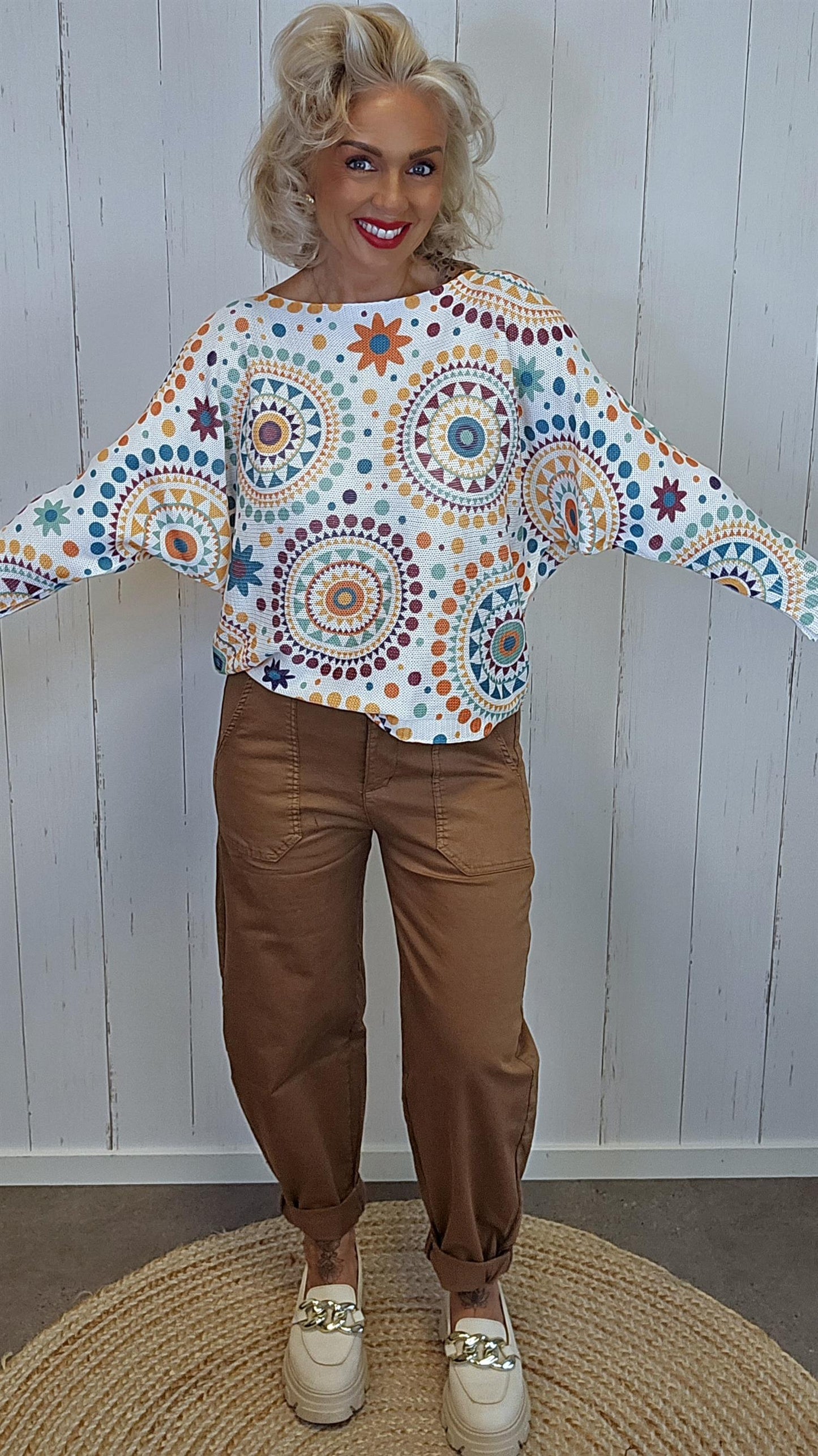 Lilly genser med print