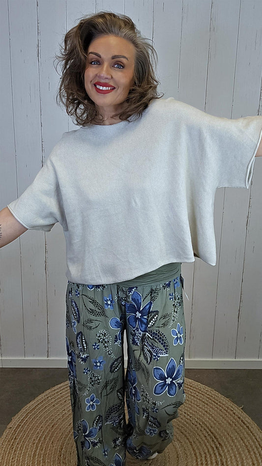 Luna genser topp beige