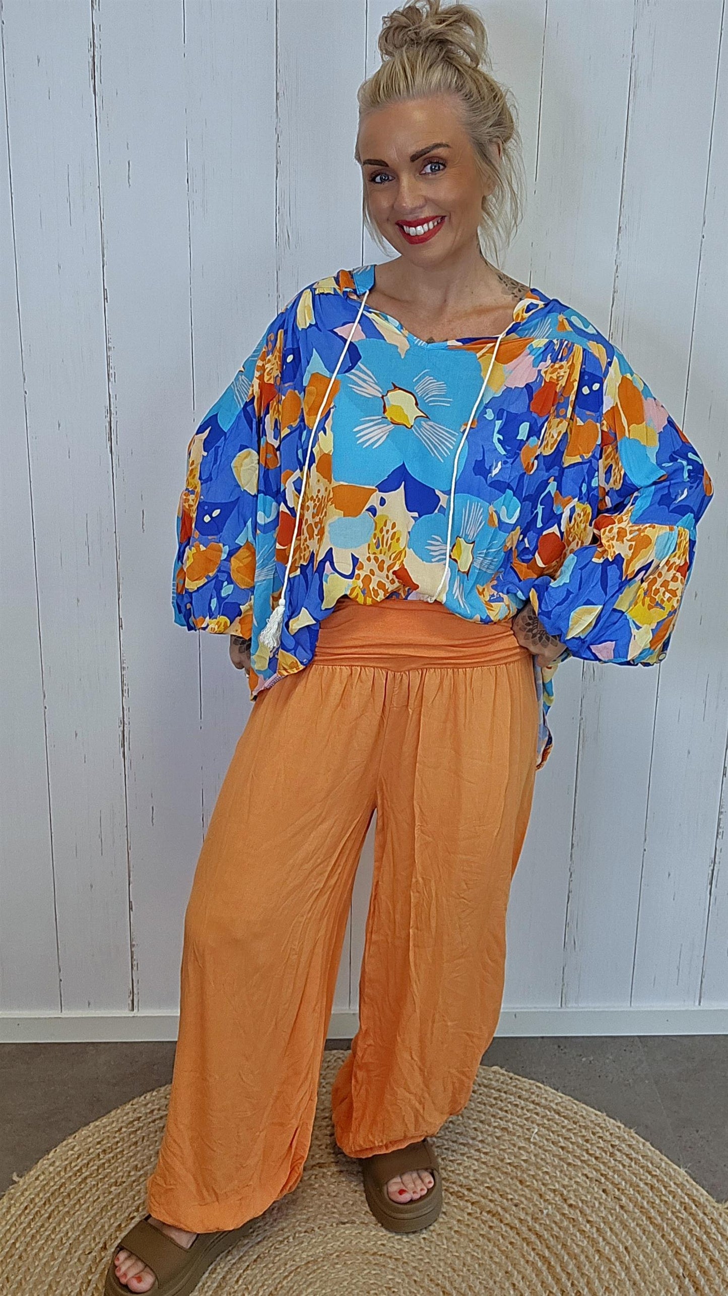Henriette bukse orange