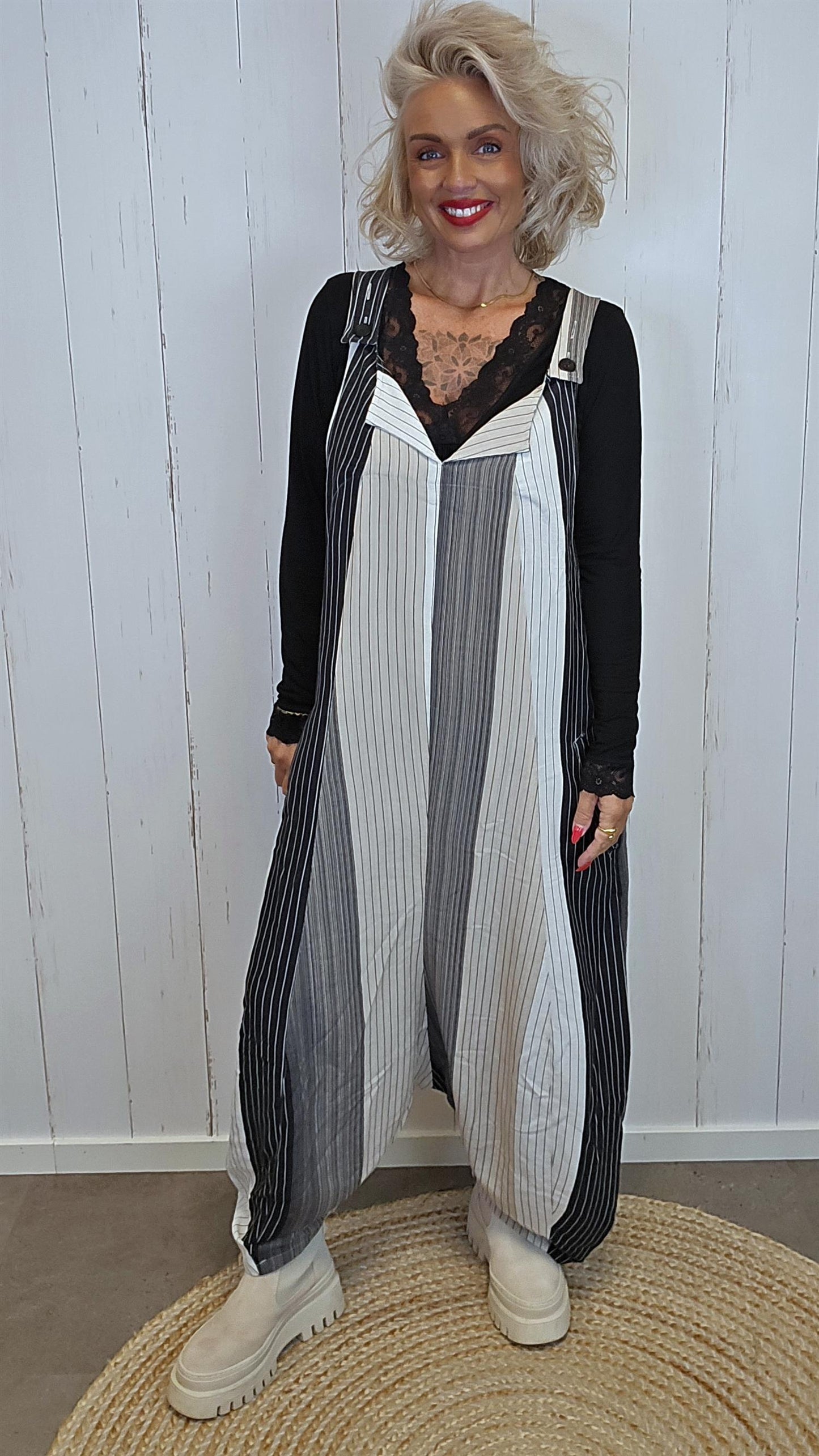 Rosy jumpsuit striper