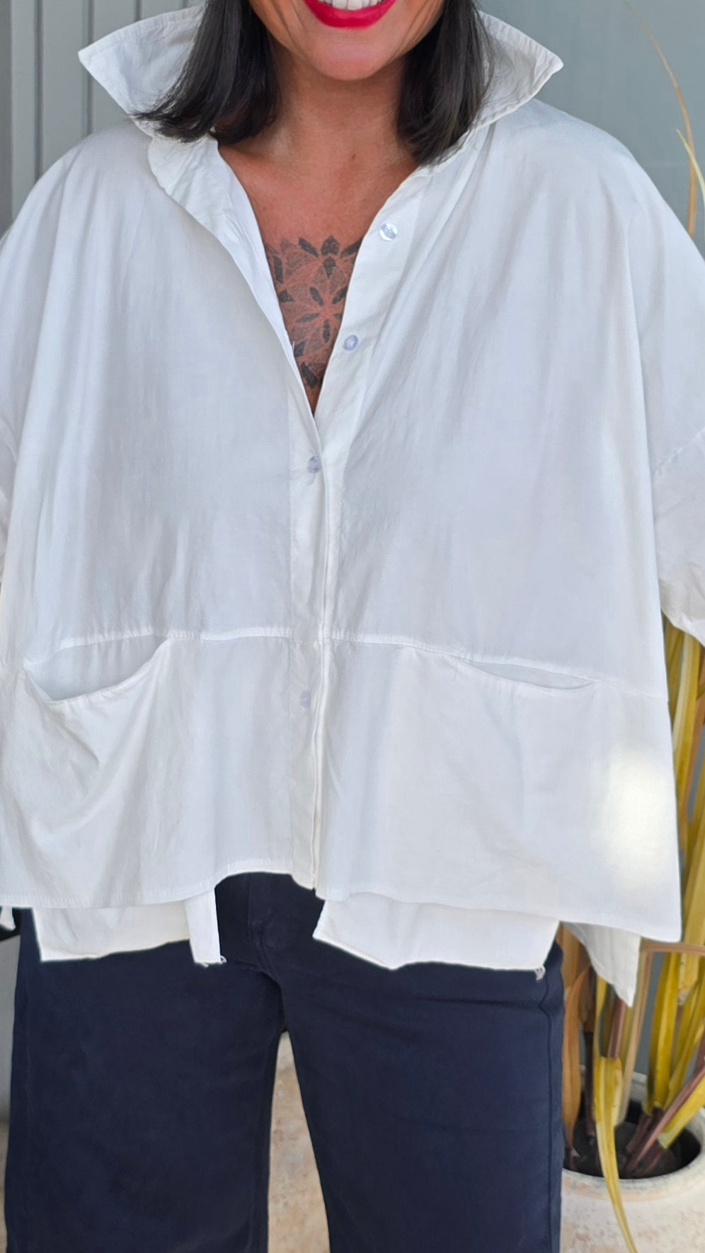 Lome skjorte offwhite