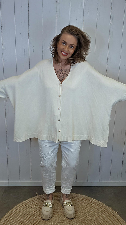 Enya cardigan varm krem
