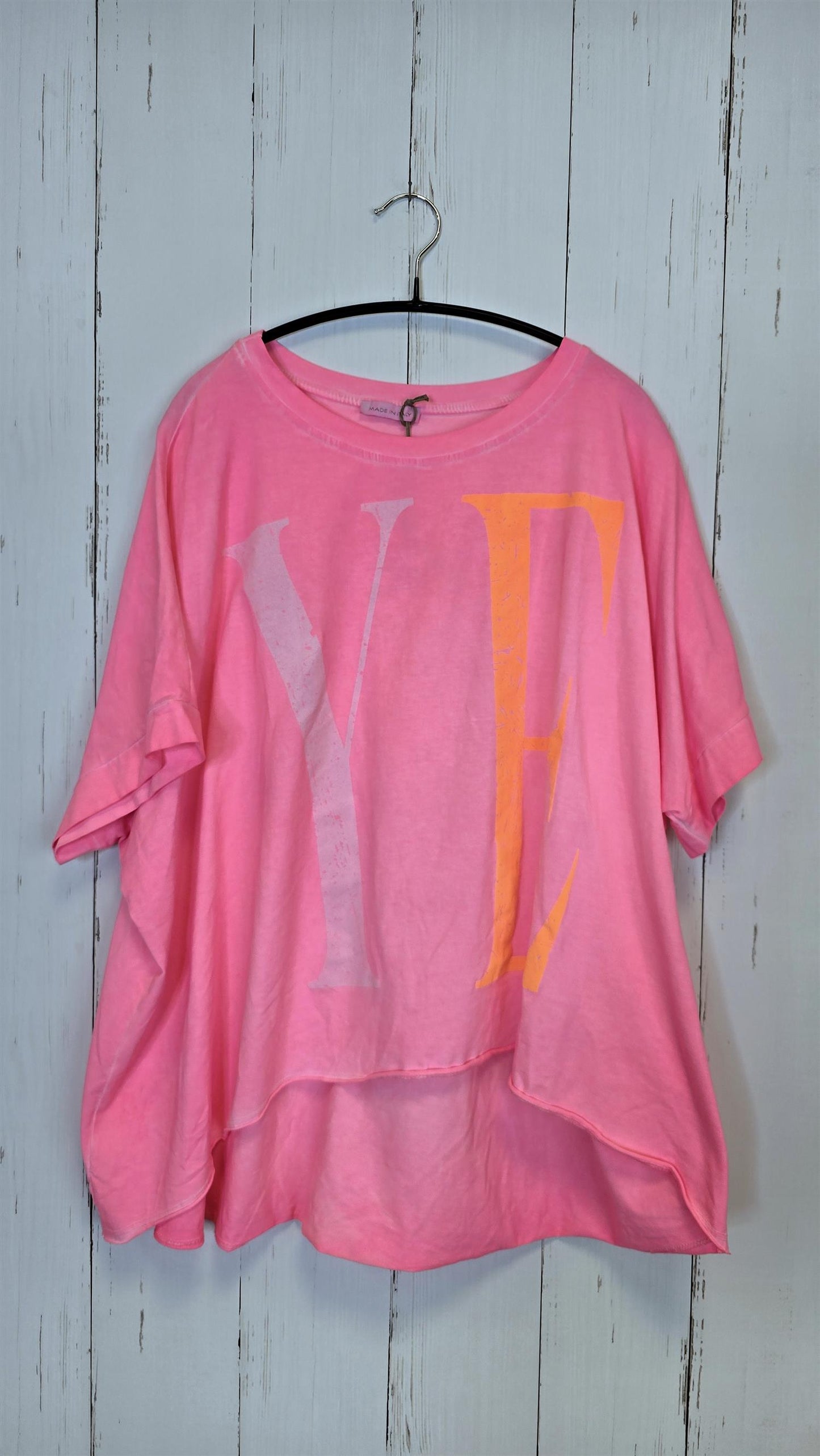 Diana t-skjorte med print Rosa