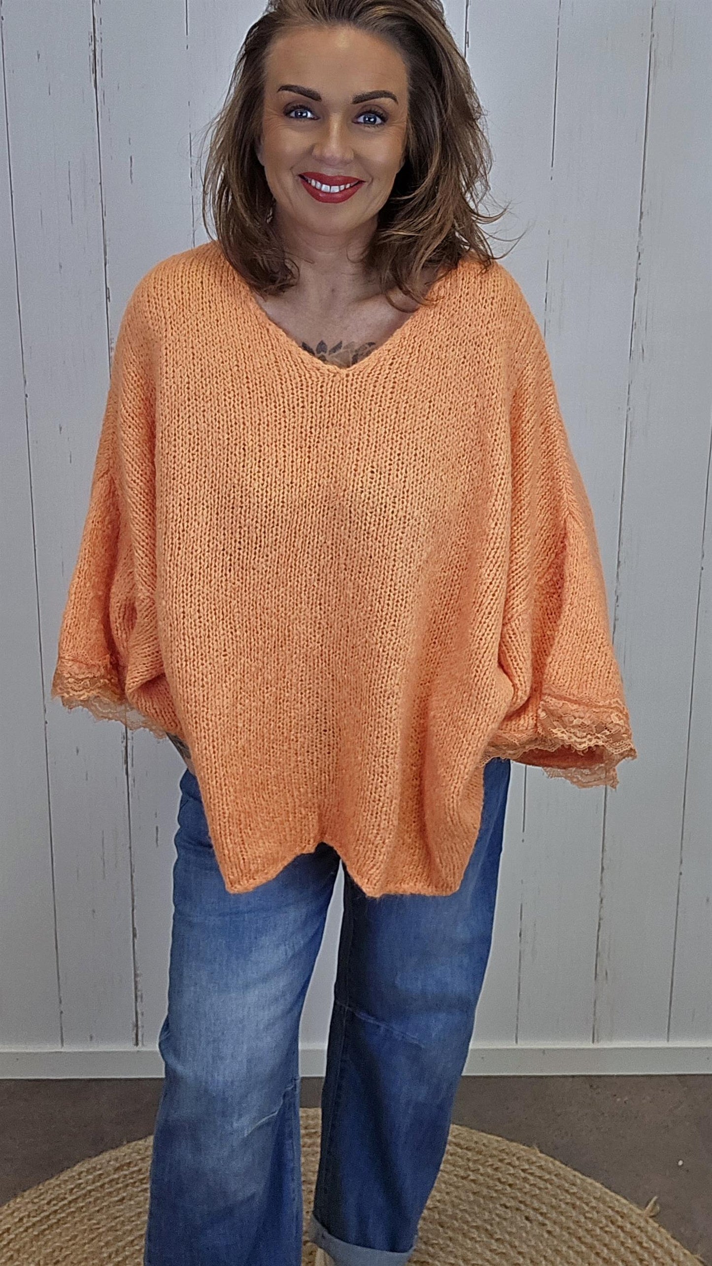 Fiona genser orange