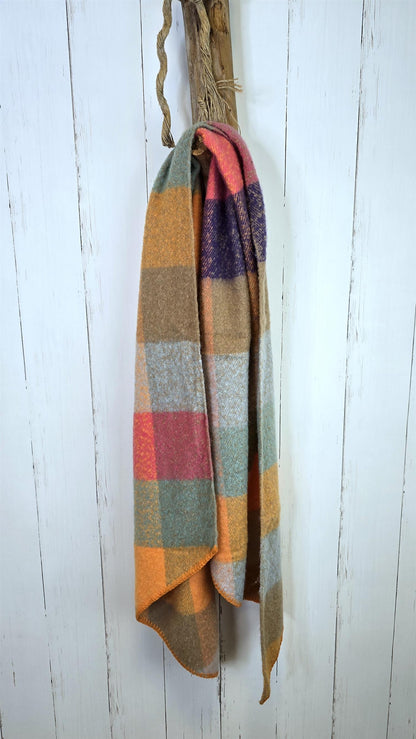 Zara skjerf rosa/orange