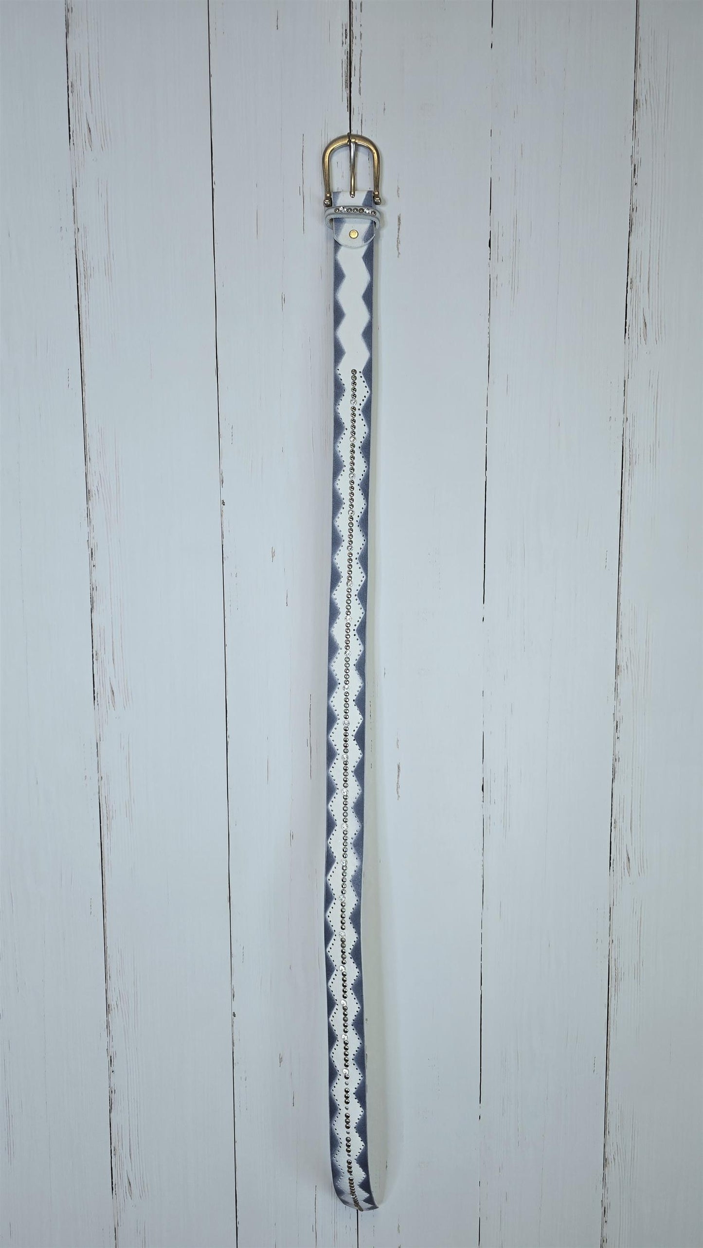 Vicky belte blå/hvit