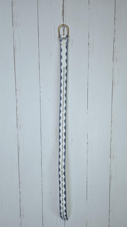 Vicky belte blå/hvit