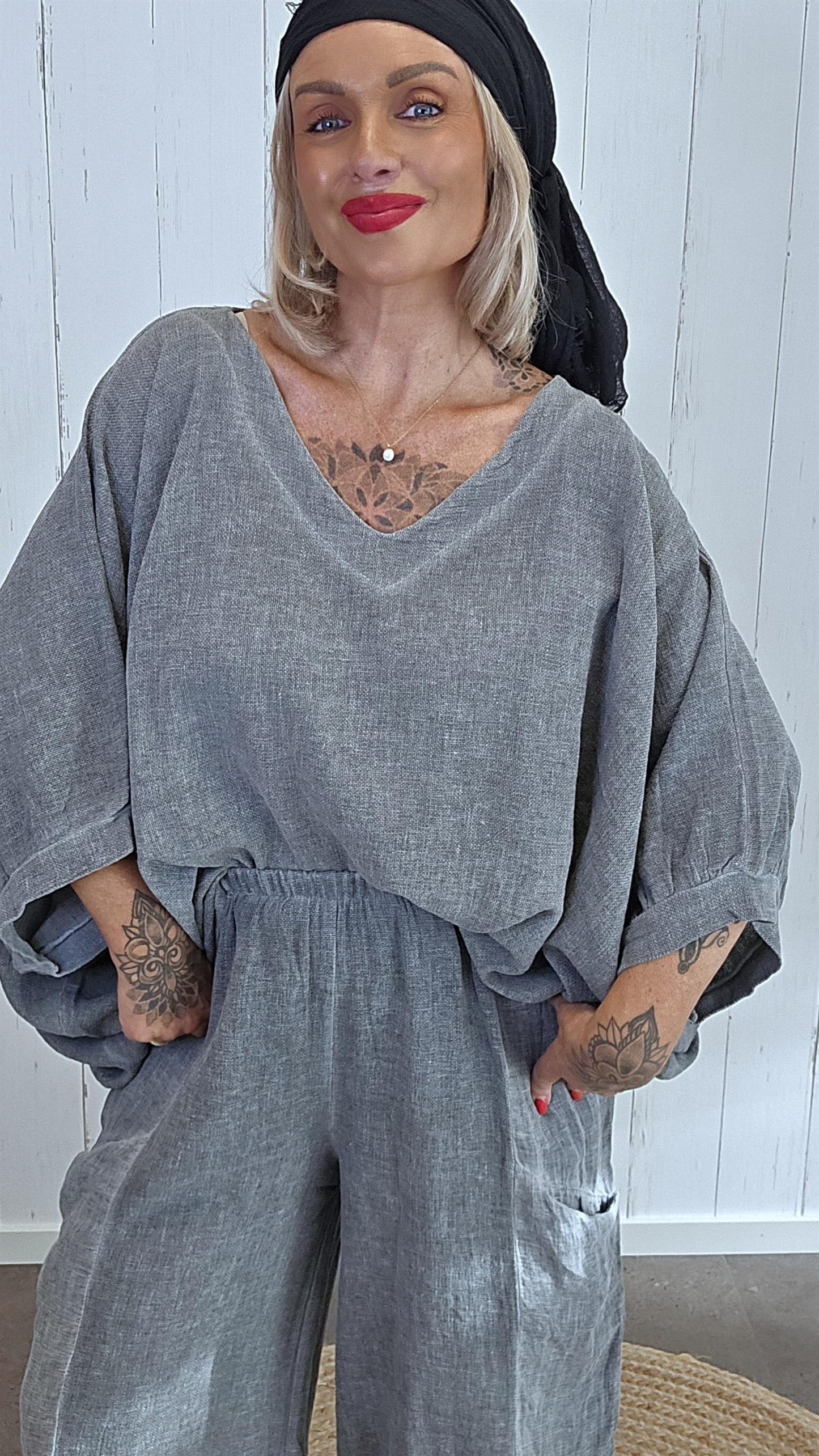 Tara topp grå