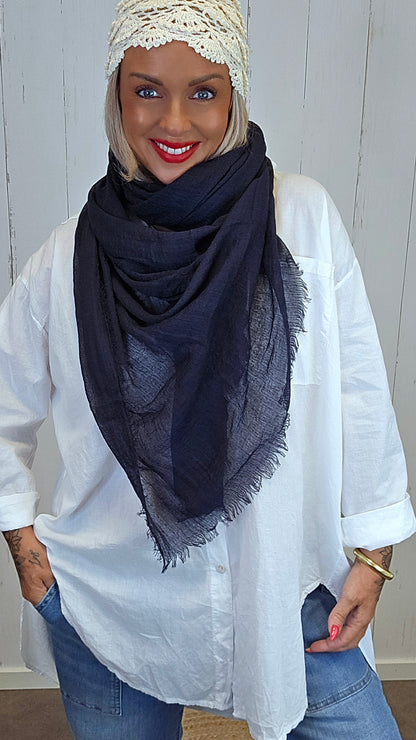 Izzy skjerf navy