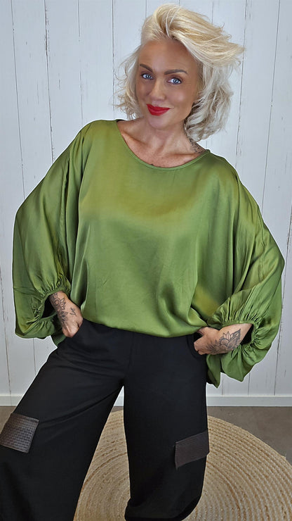 Nicky topp grønn