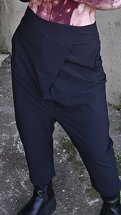 Savino pants technical jersey black