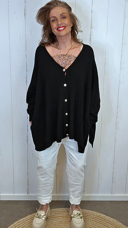 Enya cardigan svart