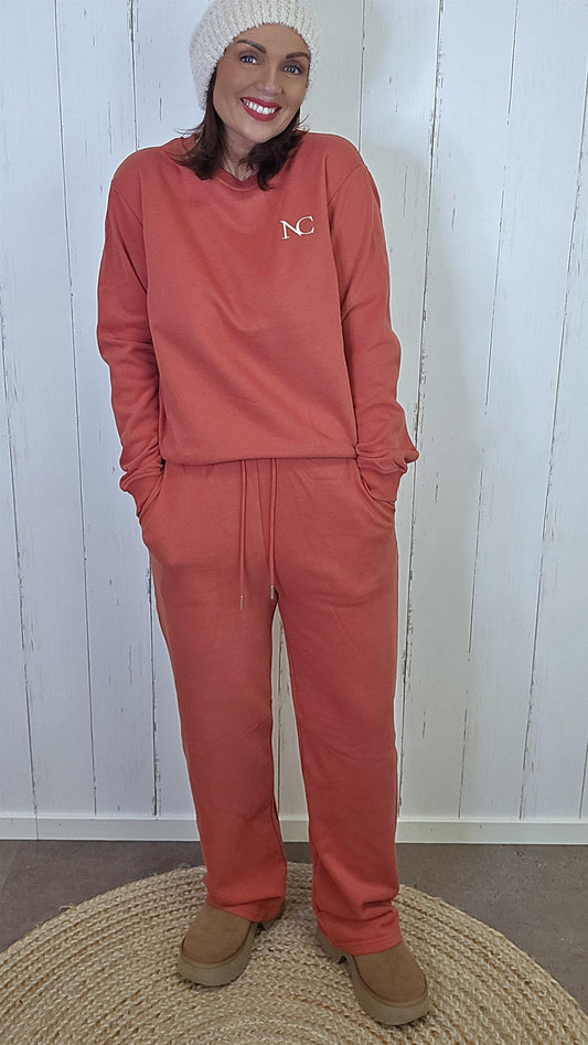 Caroline Joggesett orangerød