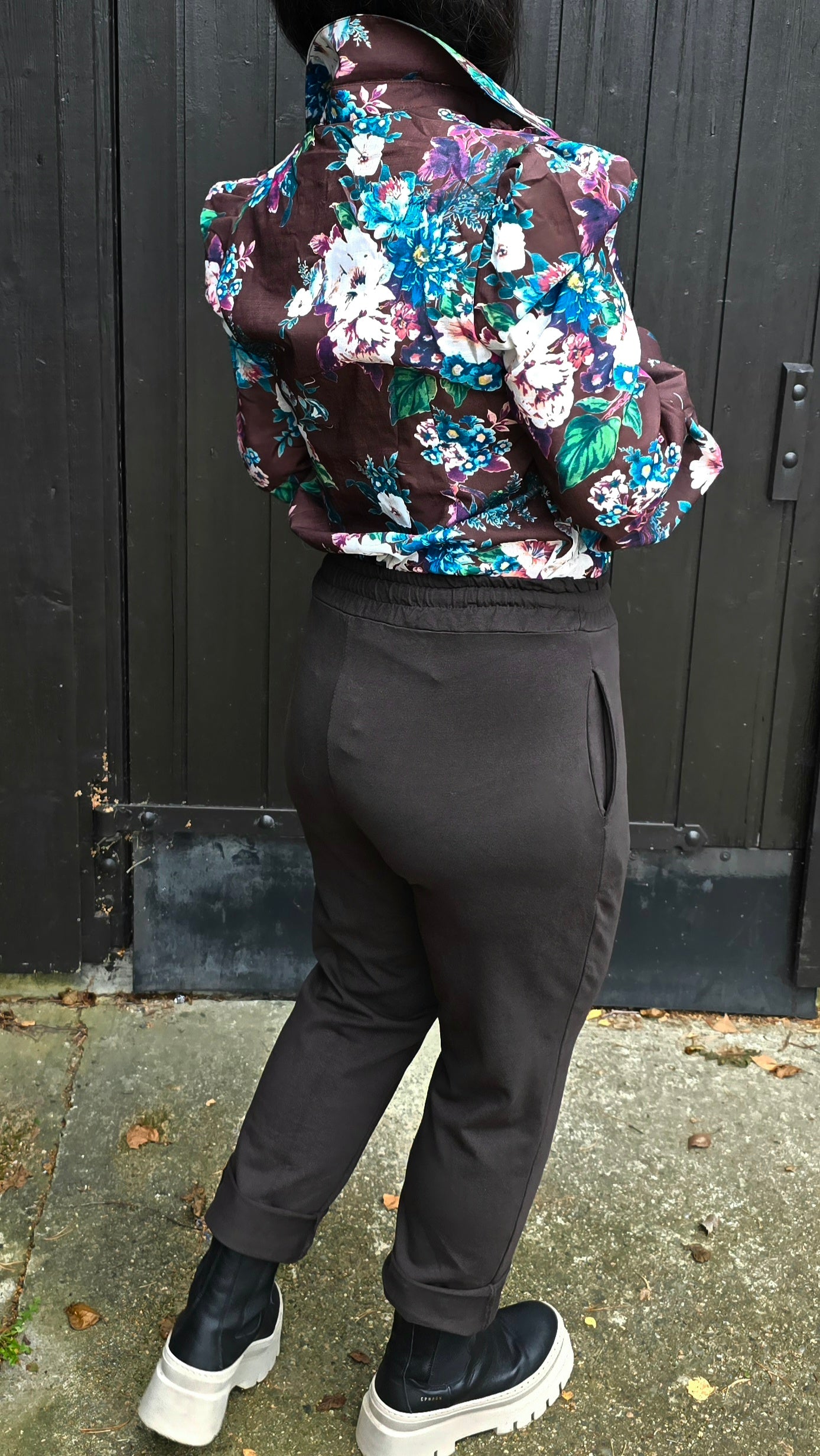 Elsa jogger bukse brun