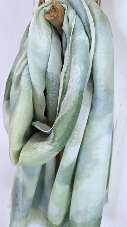 Aurora skjerf grønn