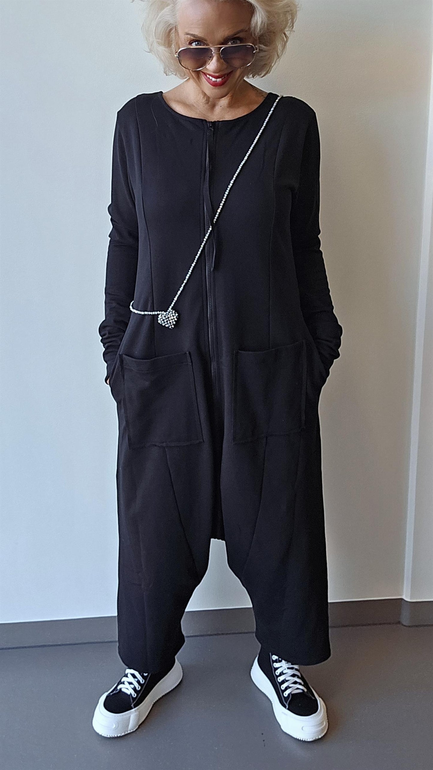 Twopiece jumpsuit svart