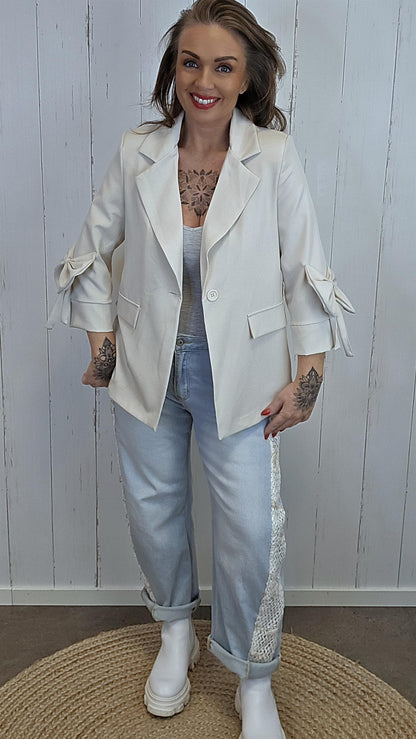Selma blazer beige