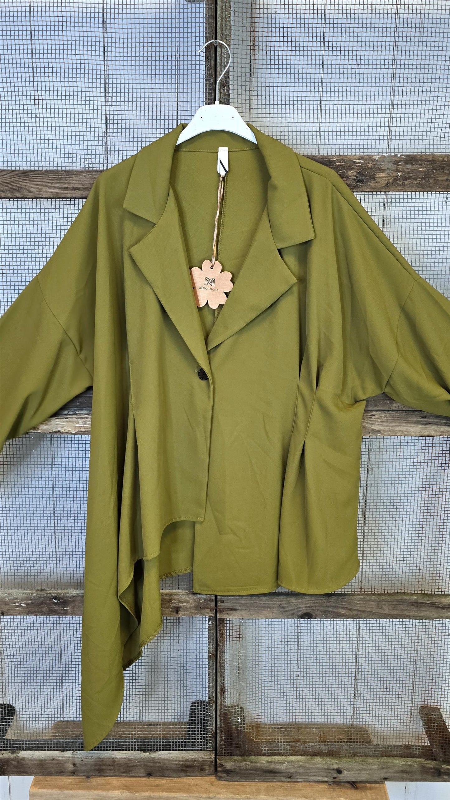 Quinn asymmetrisk blazer Grønn