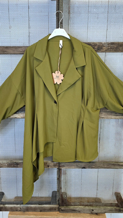 Quinn asymmetrisk blazer Grønn