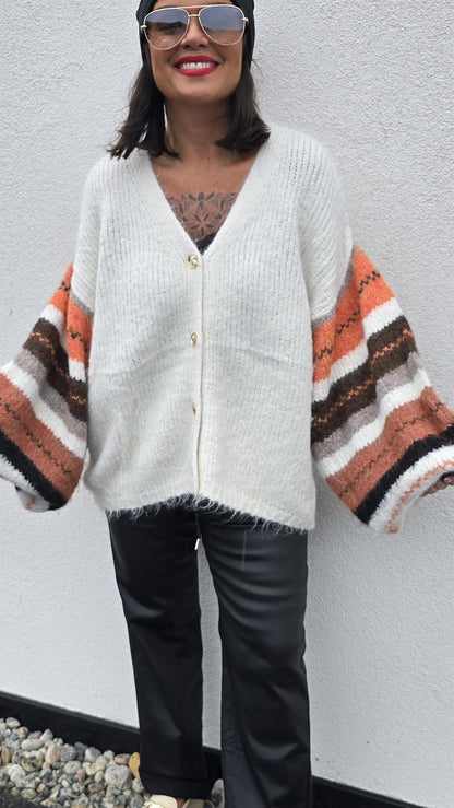 Paula strikket kardigan off white