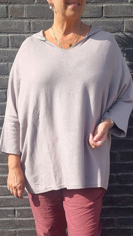 Alma hettegenser beige