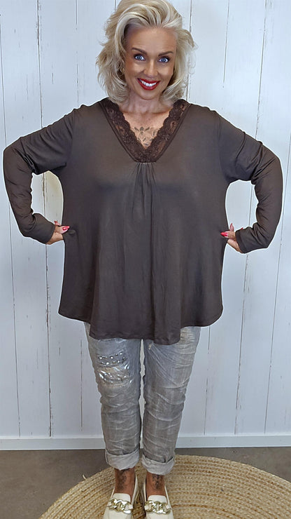 Stacy Blondetopp brun