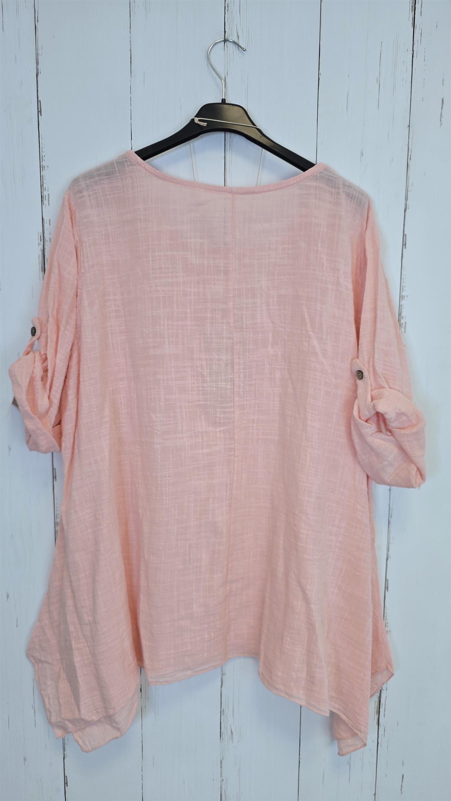 Nicky bomullstopp med smykke rosa/ Peach