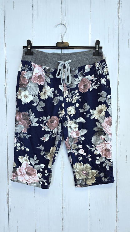 Leah blomstrete komfortshorts