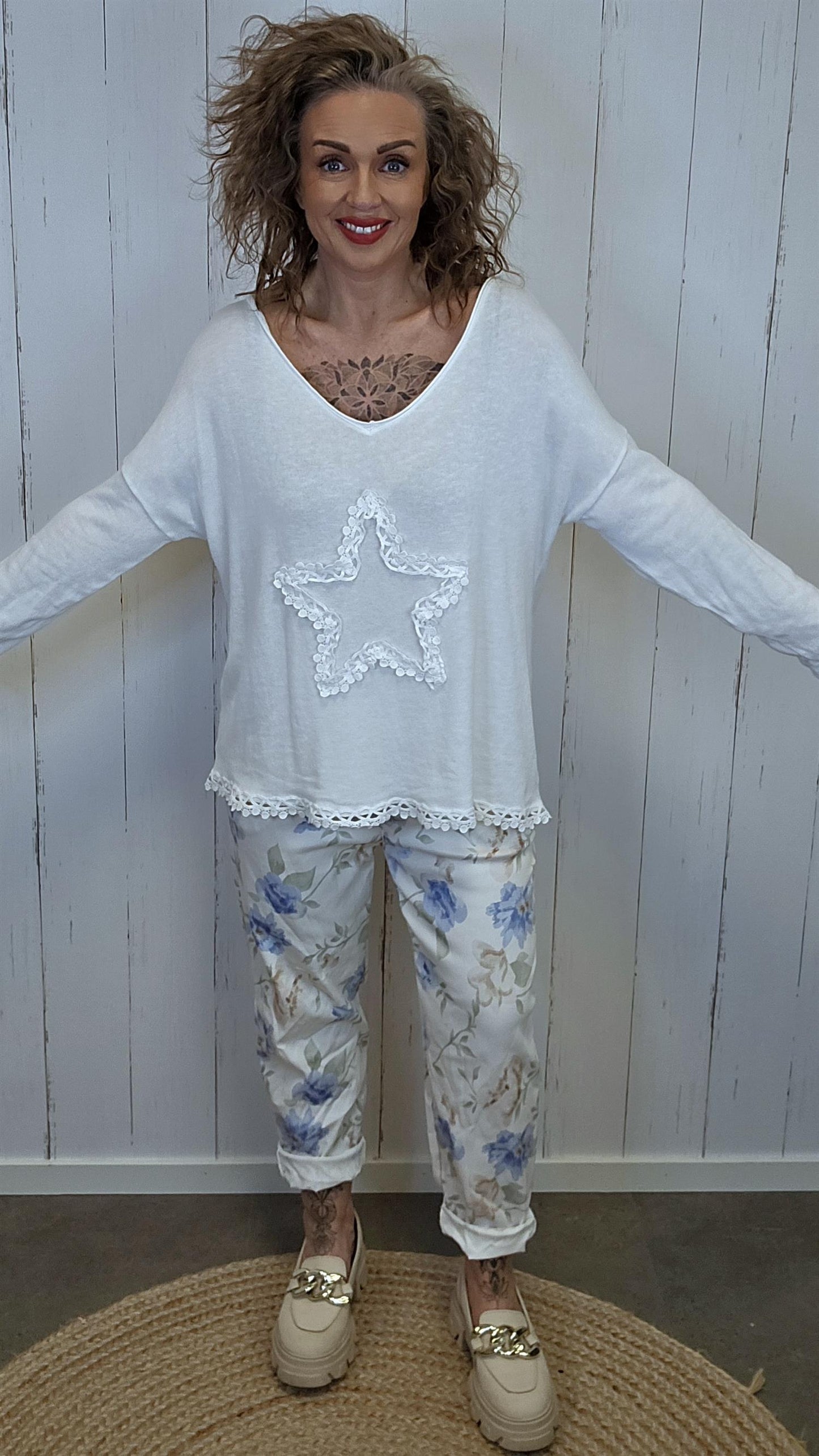 Stella stjernetopp hvit