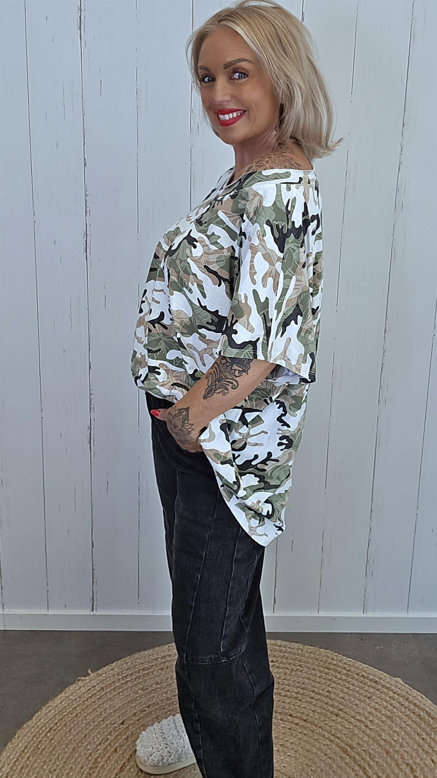 Gine camo topp