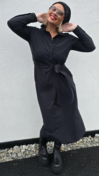 Trydi kjole technical jersey svart