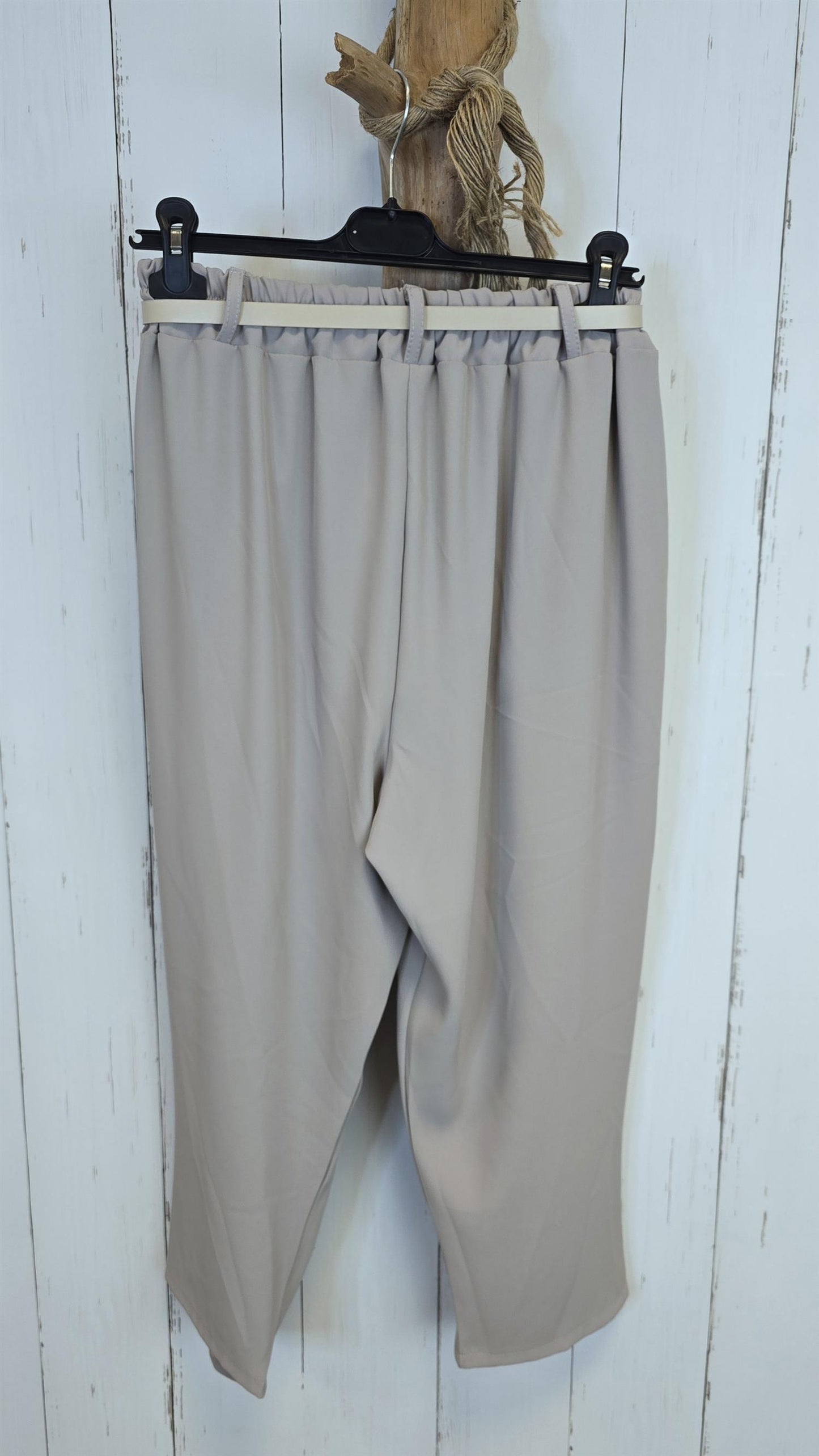 Sofie wrap bukse greige