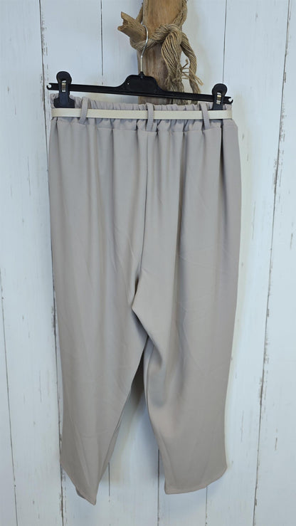 Sofie wrap bukse greige