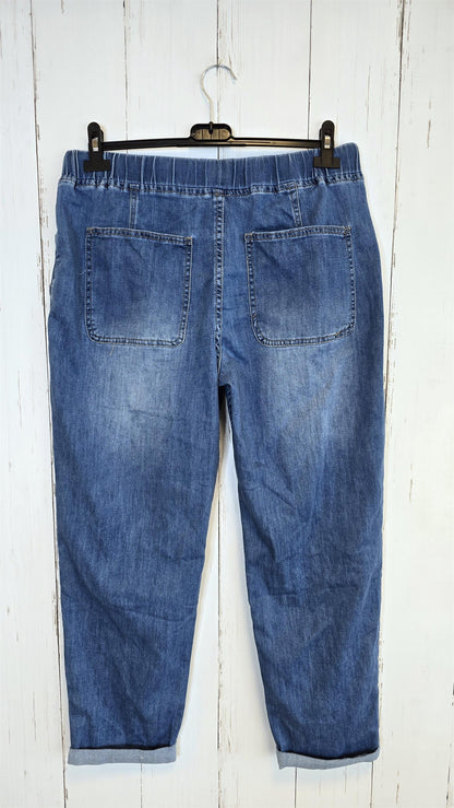 Bella jeans med knyting