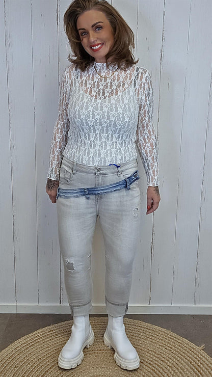 Vivian lysegrå jeans