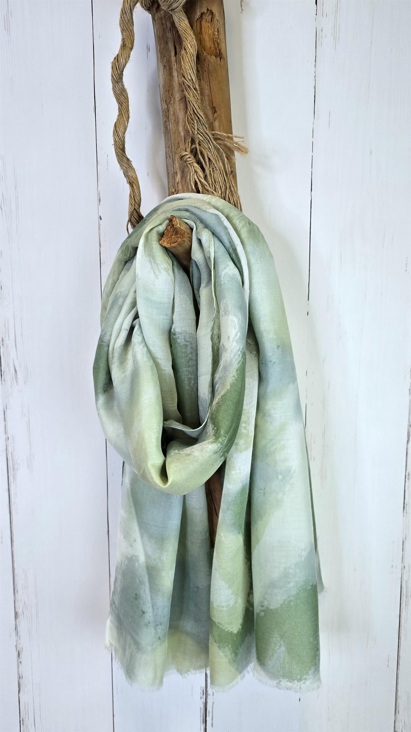 Aurora skjerf grønn