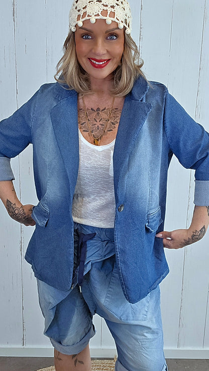 Daisy denimblazer