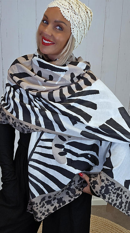 Wendy skjerf taupe