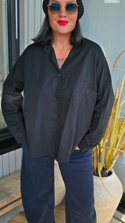 Nadina skjorte svart