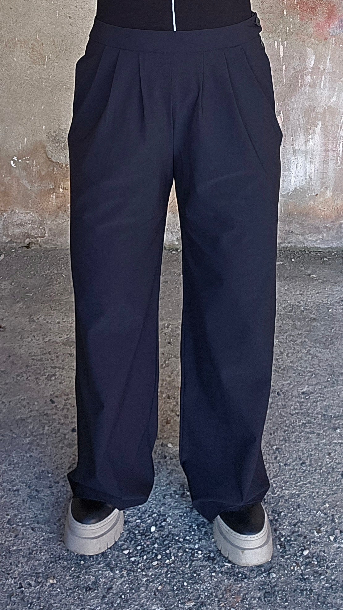 Petronio bukse technical jersey svart