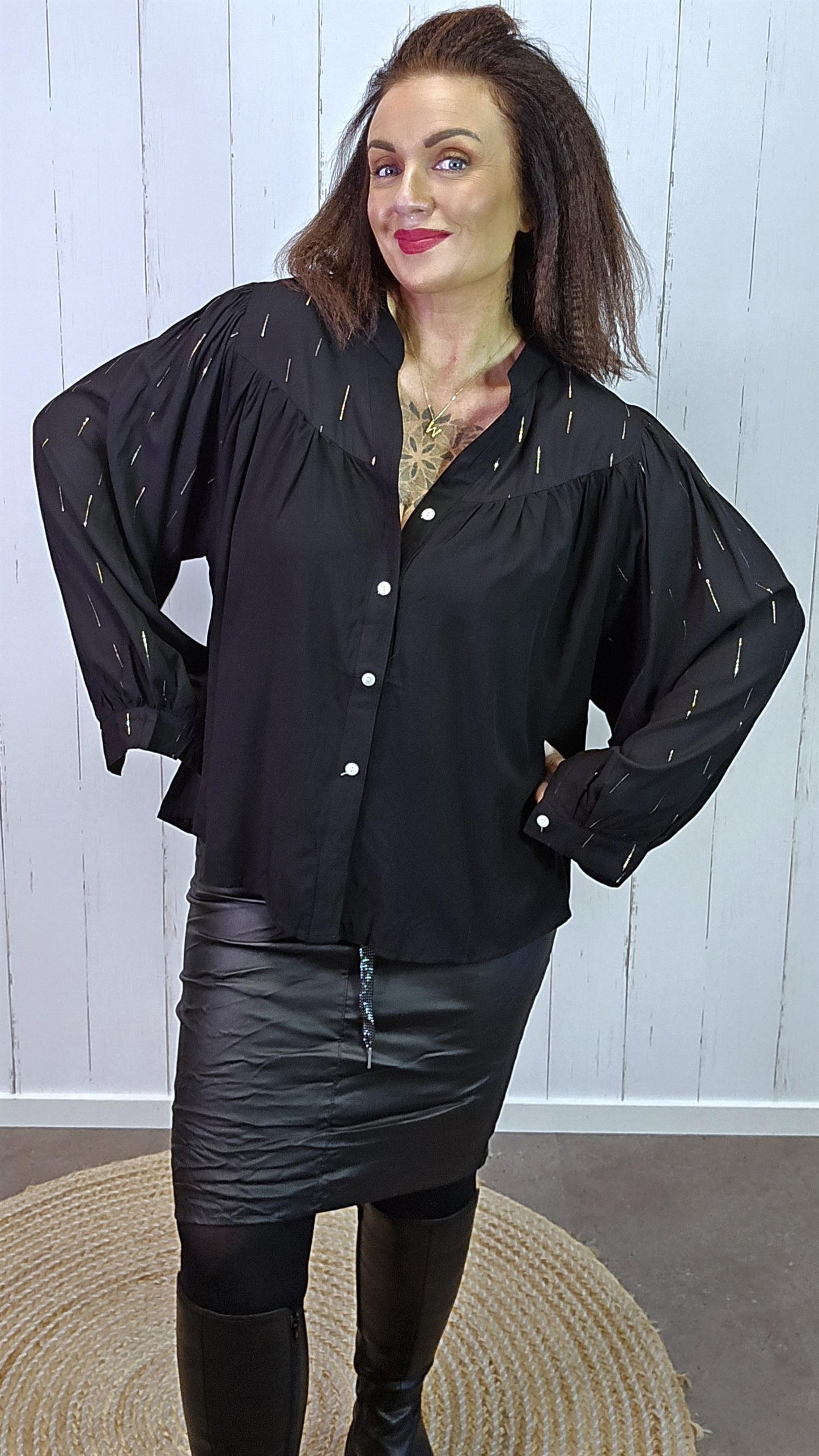 Hedda bluse svart