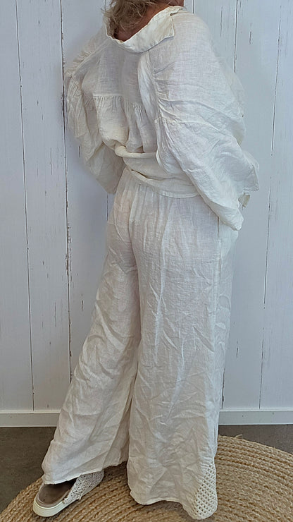 Patrica linbukse creme