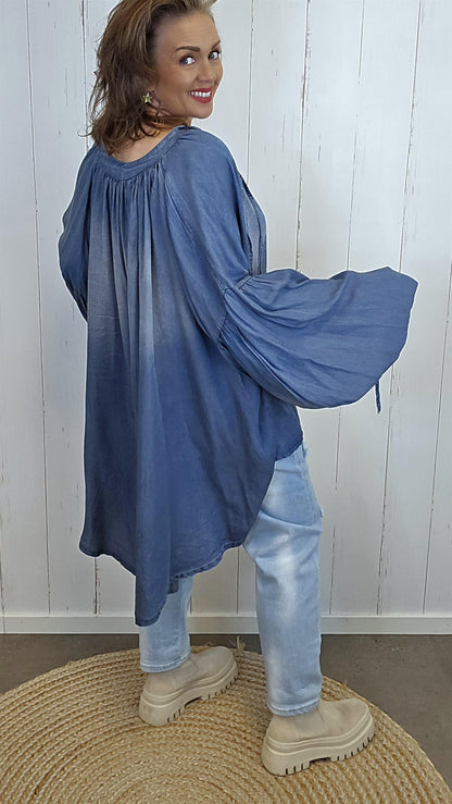 Weronica bluse blå