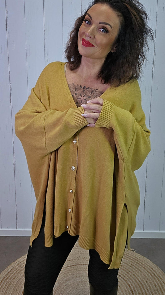 Enya cardigan mustard