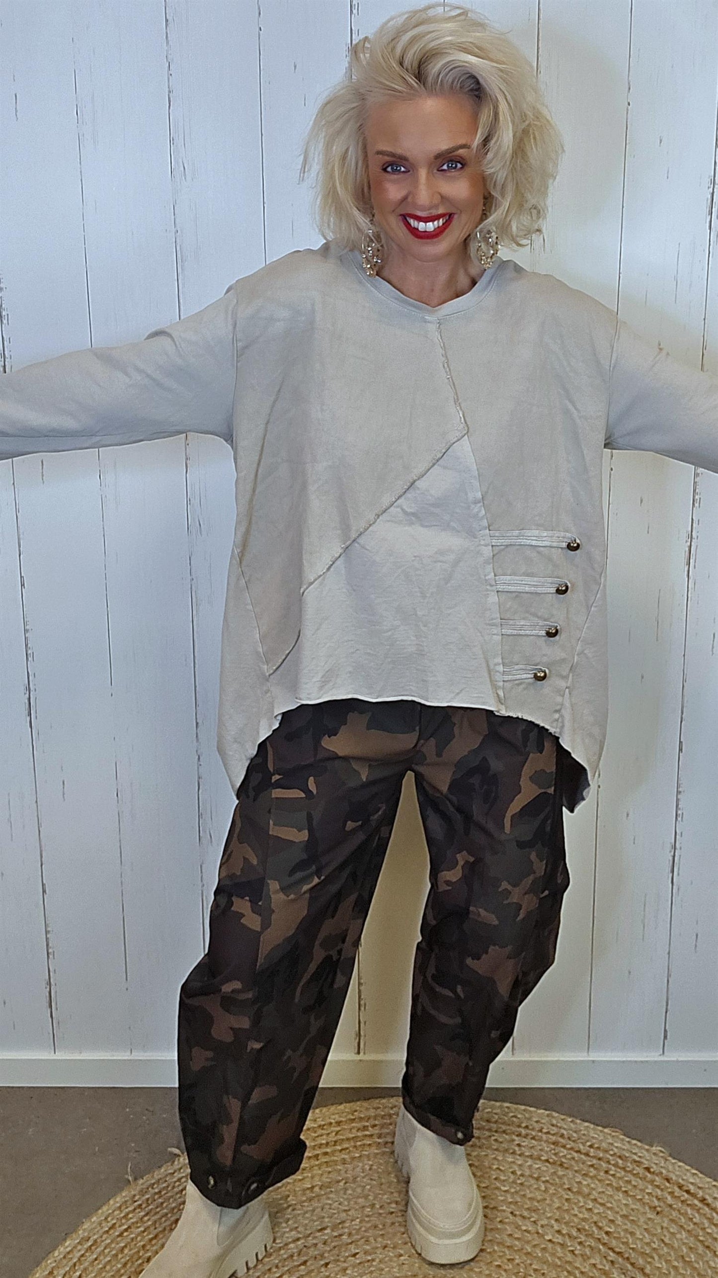 Isla topp beige